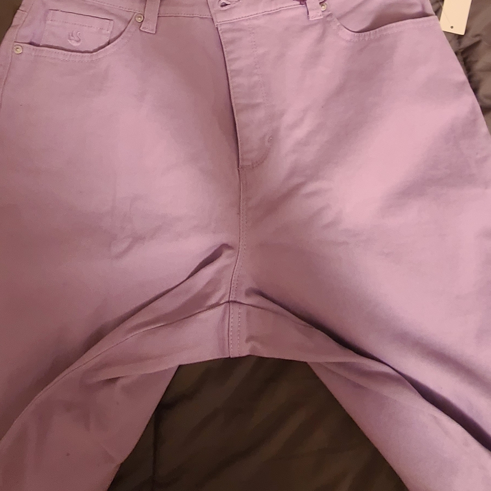 Amanda & Chelsea Women's Purple Shorts - Picture 8 of 8
